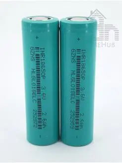 Аккумулятор GZNS Li-ion, INR18650, 3.6V, 2600mAh, 2шт Homehub 147991126 купить за 765 ₽ в интернет-магазине Wildberries