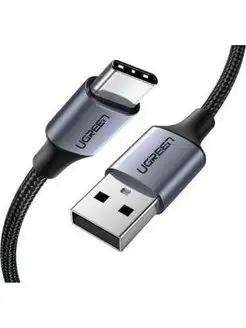 Кабель для зарядки USB A USB C 3A 0.5м черный 60125 Ugreen 148000025 купить за 338 ₽ в интернет-магазине Wildberries