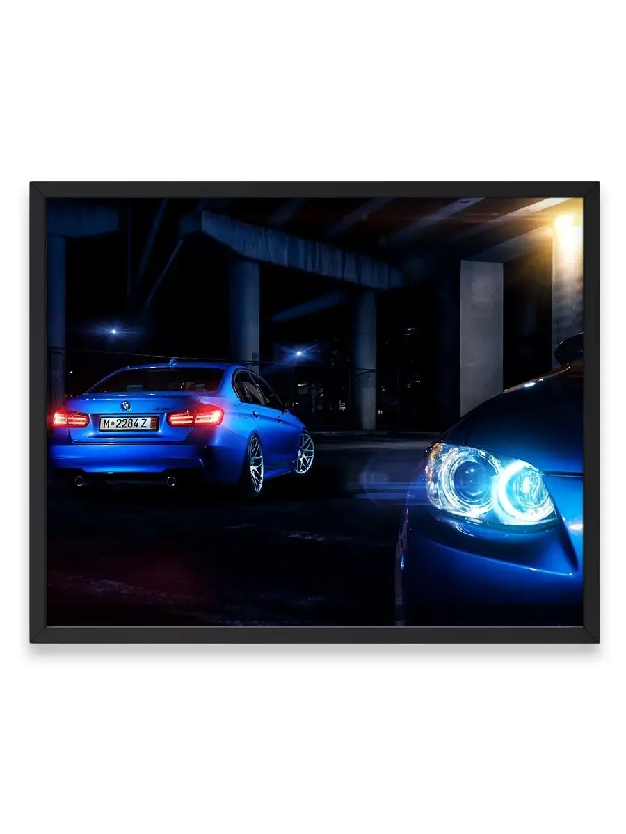 Плакат, постер BMW 3 серии E90,...