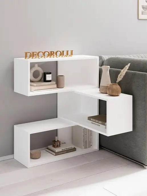 DECOROLLI Тумба под ТВ для телевизора, белый, фото 2