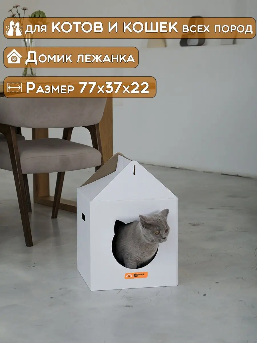 Домик для кошки своими руками из картонной коробки - картинки и фото биржевые-записки.рф