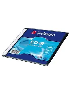 CD-R 700Mb 52x Extra Protection 1 шт. Verbatim 148165260 купить за 201 ₽ в интернет-магазине Wildberries