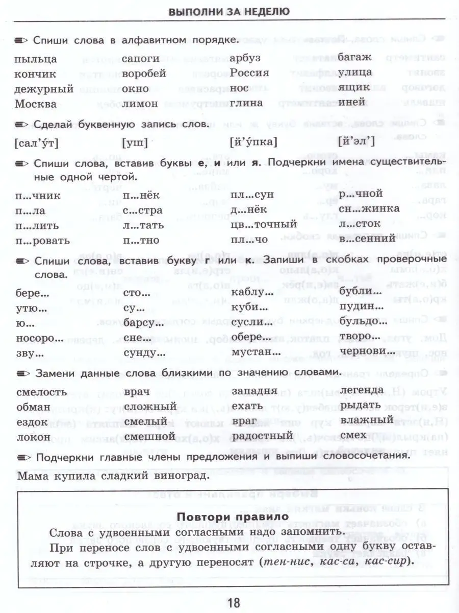 Тренировочные примеры по Русскому языку Экзамен 148198481 купить за 233 ₽ в  интернет-магазине Wildberries