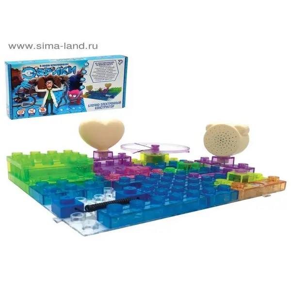 Конструктор блочный-электронный В мире электроники, 71 схема