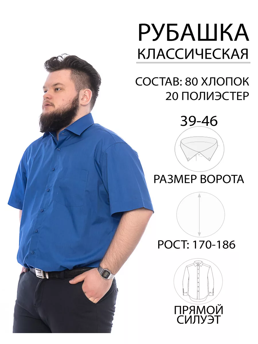 Рубашка мужская Imperator PT1121-K Imperator 148314898 купить за 2 085 ₽ в  интернет-магазине Wildberries