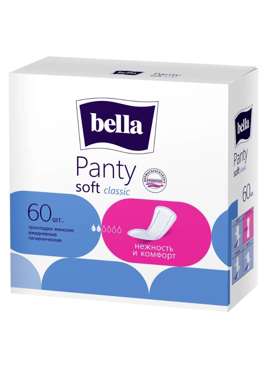 Soft classic. Прокладки Белла панти софт Классик. Прокладки Bella panty Soft 60 шт. Bella прокладки ежедневные panty Soft, 2 капли, 60 шт.. Белла панти Классик софт 60шт.