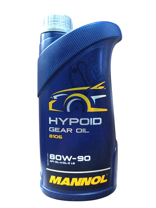 MANNOL Масло трансмисcионное Hypoid Gear Oil 80W90 1л MN8106-1, 1 л