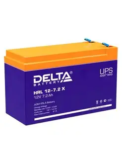 Аккумуляторная батарея DELTA HRL12-7,2 Х (12В, 7,2Ач) DELTA battery 148388274 купить за 4 959 ₽ в интернет-магазине Wildberries