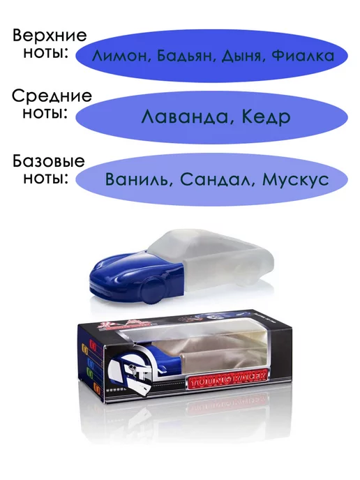XXI CENTURY Маленький гонщик Синяя машина 60мл, 60 мл, фото 3