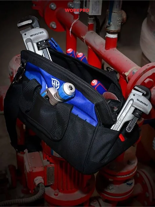 WORKPRO Сумка для инструмента с 21 карманом и молнией WP281026, вариант, фото 4