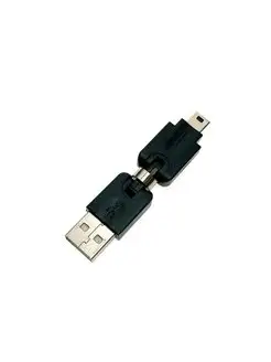 Переходник USB 2.0 на mini USB, поворотный 360° Espada 148502173 купить за 179 ₽ в интернет-магазине Wildberries