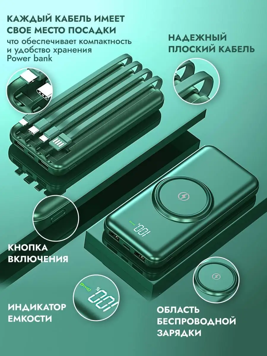 Power Bank 30000 mah повербанк портативный Smartx 148515797 купить в  интернет-магазине Wildberries