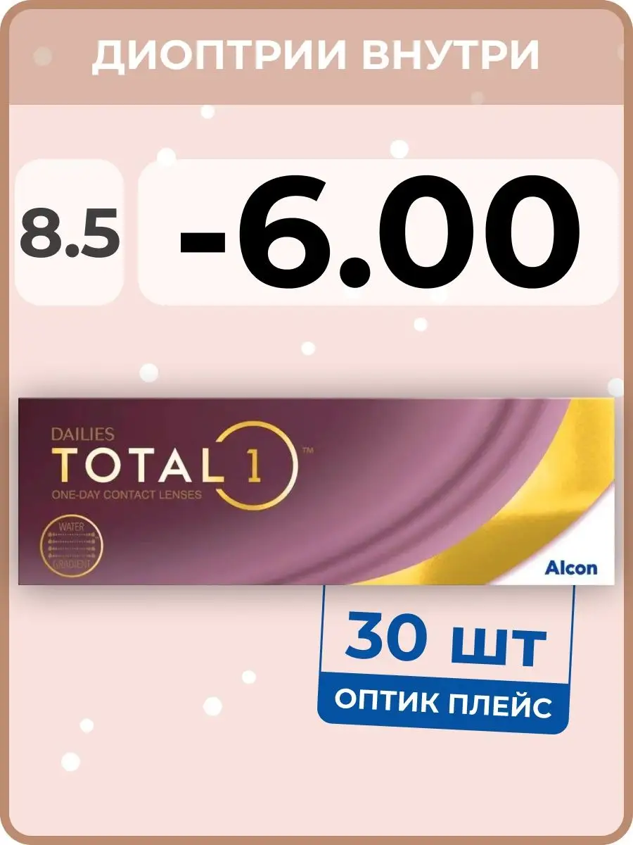 Однодневные Линзы Dailies Total 1 Купить