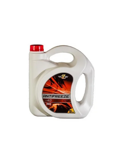 WEZZER Антифриз G12 -40 5 кг красный, 5 кг