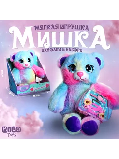 Мягкая игрушка Milo Toys «Модная мишутка» купить по цене ₽ в интернет-магазине Детский мир