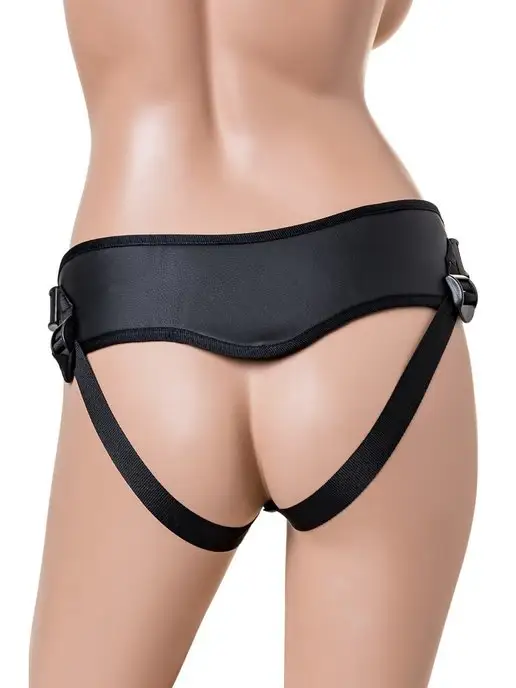 Lovetoy Страпон-трусики для двойного проникновения Woman Strap, черный, фото 6
