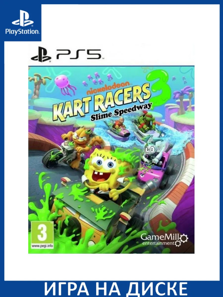 Nickelodeon Kart Racers 3: Slime Speedway PS5 Диск Игра PS5 148632568  купить в интернет-магазине Wildberries