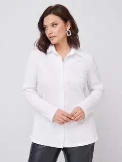 Блузка женская рубашка классическая в офис plus size ZORY 148656731 купить за 1 067 ₽ в интернет-магазине Wildberries