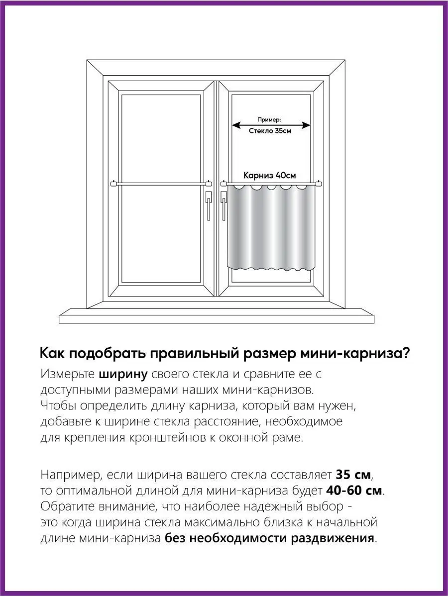 Карниз-мини для штор 