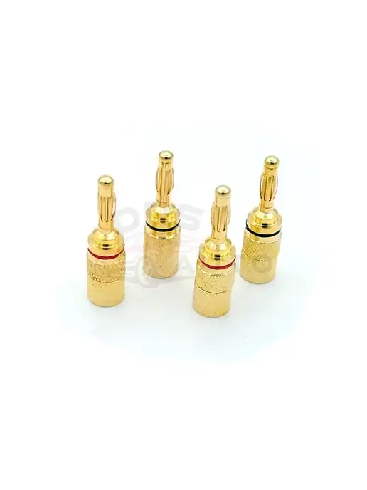 Premier AV Разъемы BANANA 4 шт металл 4 мм (1-627G), 4 шт, 1,627 кг, фото 2