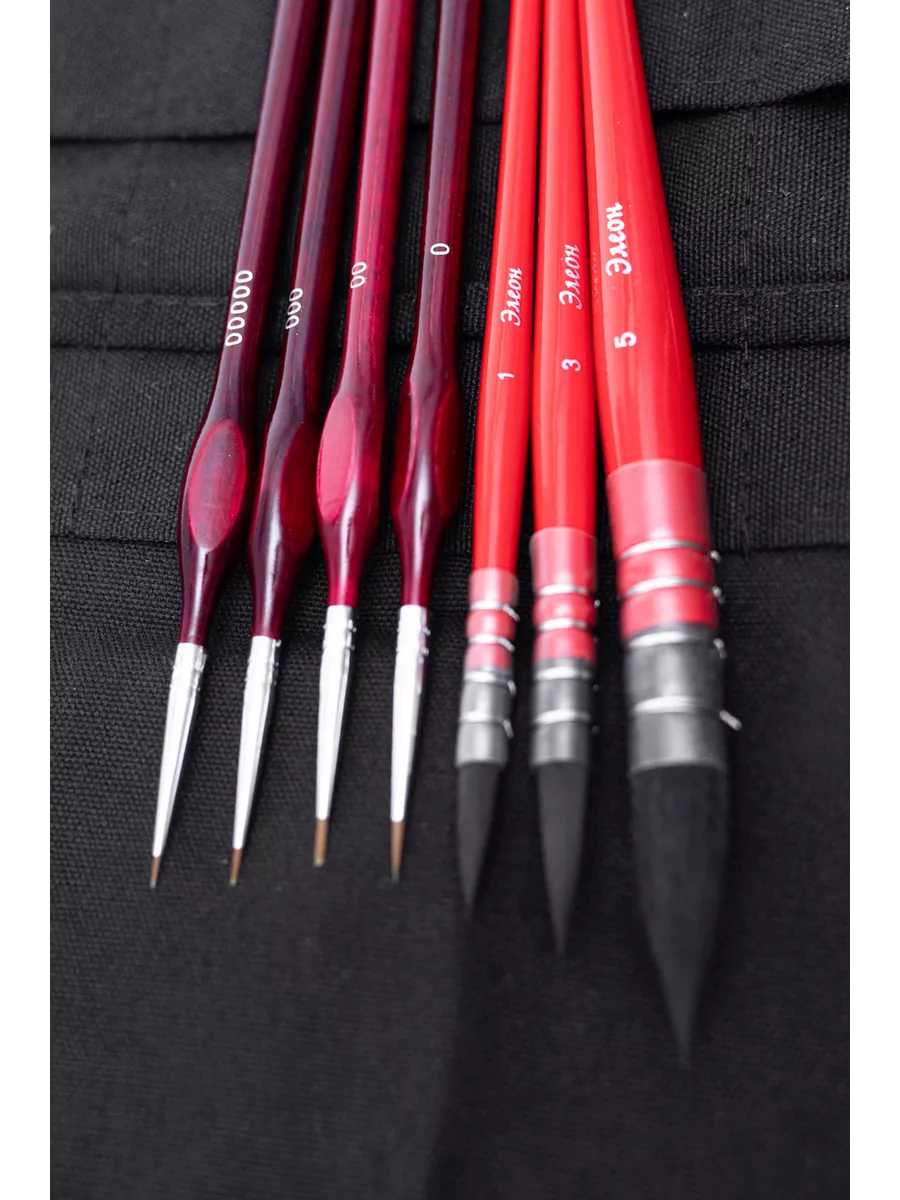 Staccato Long-Handle Synthetic Brushes & Sets