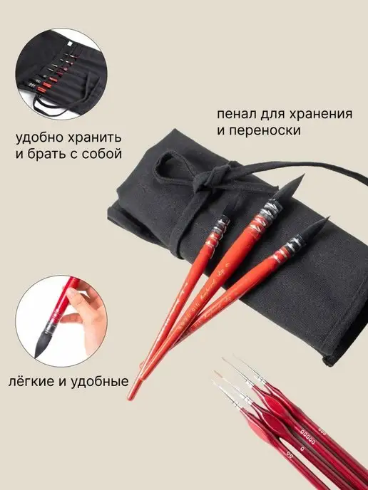 Элеон Набор кистей для рисования, 7 шт, фото 7
