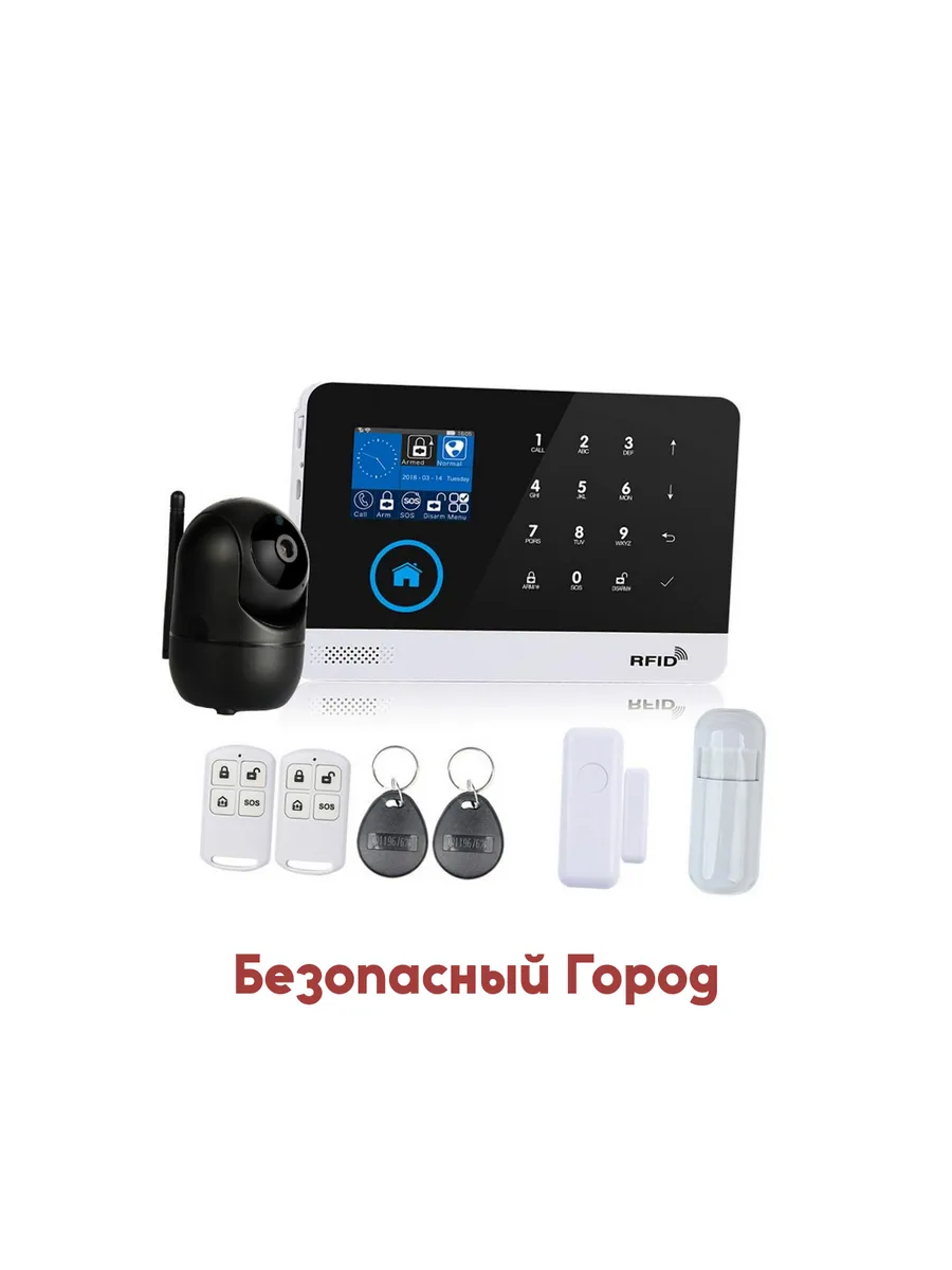 GSM сигнализация с камерой - HDком 288Bl(ASW5) и Страж Око+