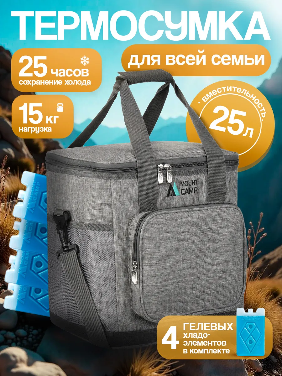 Термосумка холодильник для ланча и пикника 25 л
