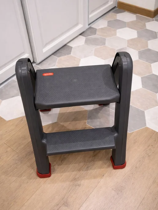 CURVER Табурет стремянка 2 ступени Step Stool, серый, фото 7