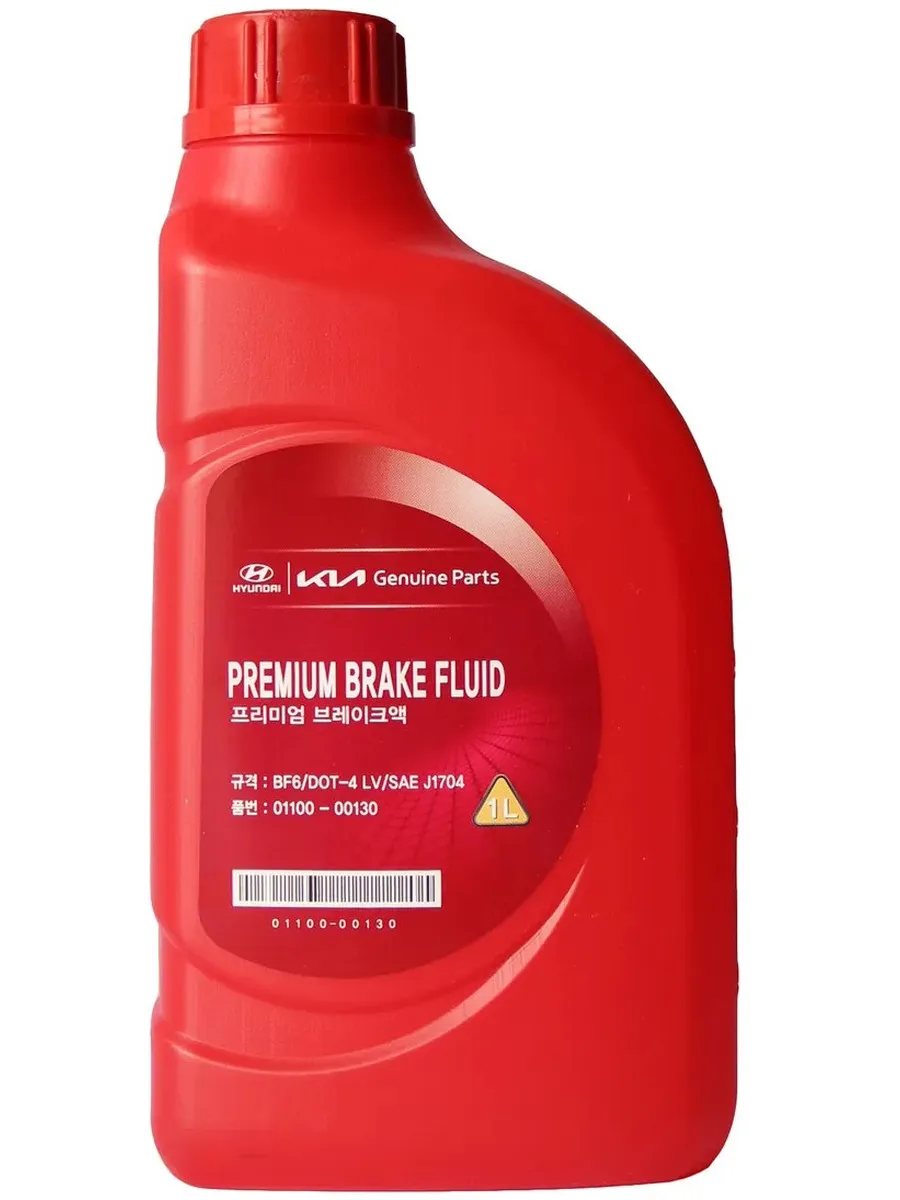 Тормозная жидкость Hyundai/Kia Brake Fluid DOT-3 1 л