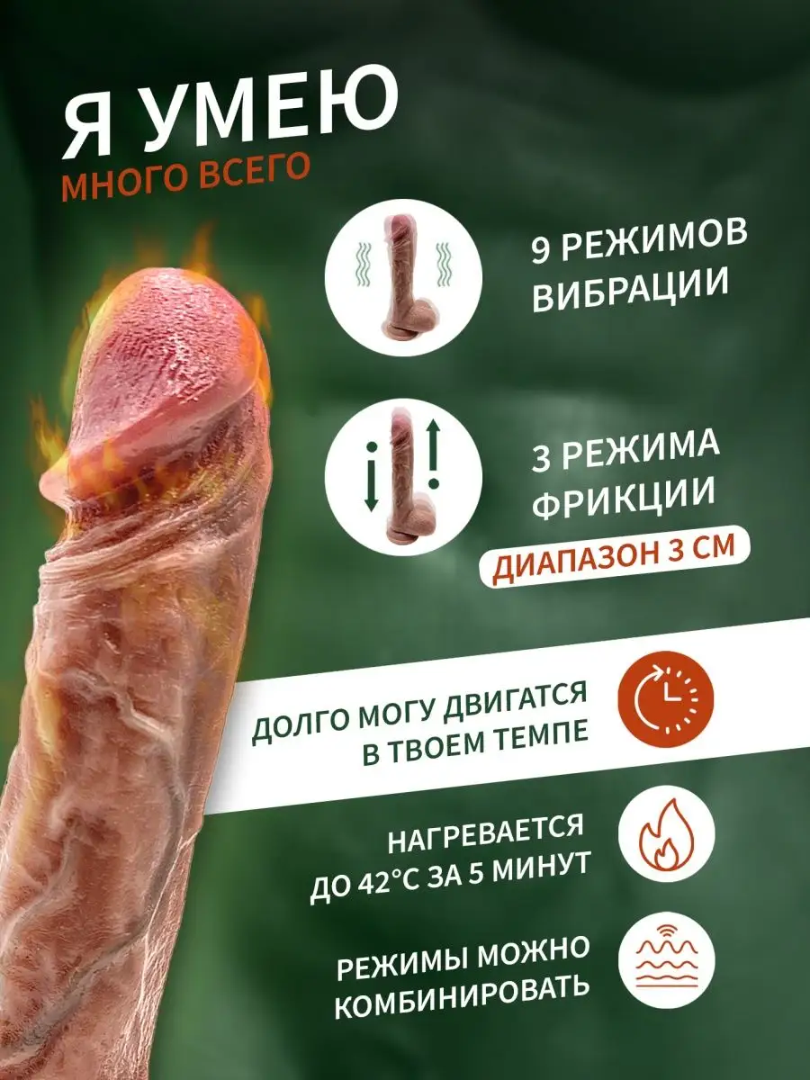 Реалистичный вибратор член для взрослых 18+ Juicy love 148788053 купить в  интернет-магазине Wildberries