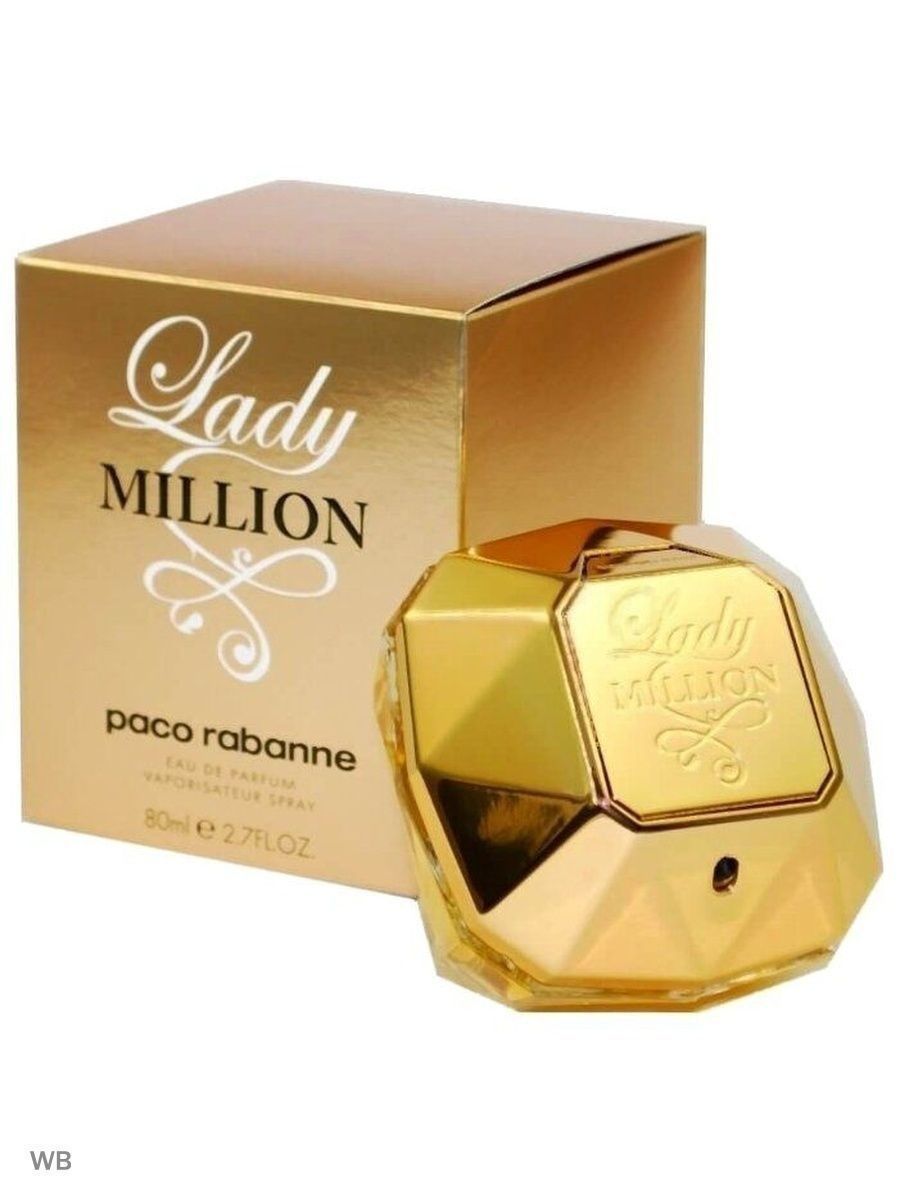 Духи lady. Paco Rabanne Lady million 80ml.