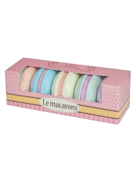 Лаборатория Катрин Набор шипучей соли "Le macaronc" 250 г (Пять макаронс 50 гр), 250 г, 50 г, фото 2