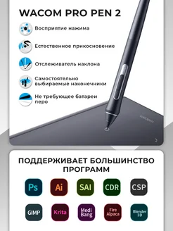 Графический планшет Intuos Pro М (PTH-660) Wacom 148843895 купить