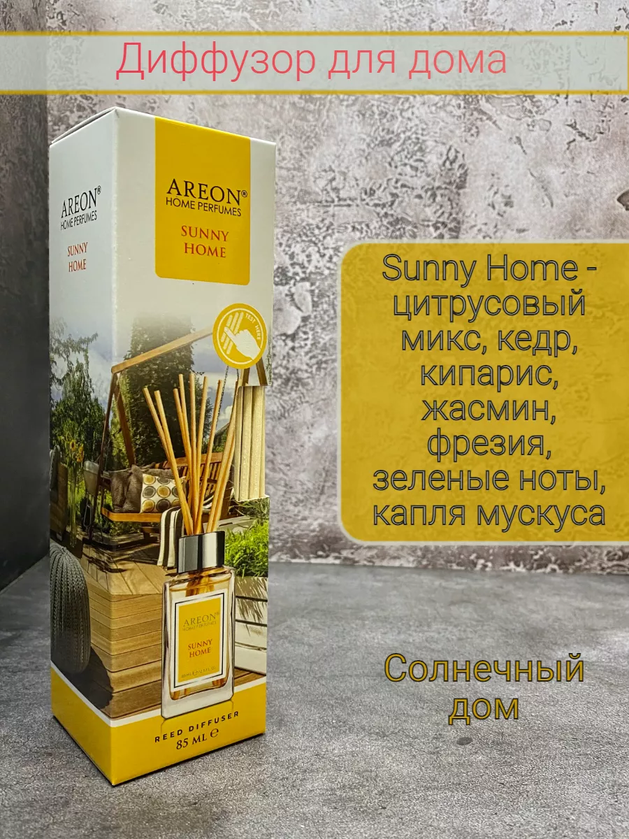 Ароматизатор для дома Sunny Home 85ml Areon 148871112 купить за 435 ₽ в  интернет-магазине Wildberries