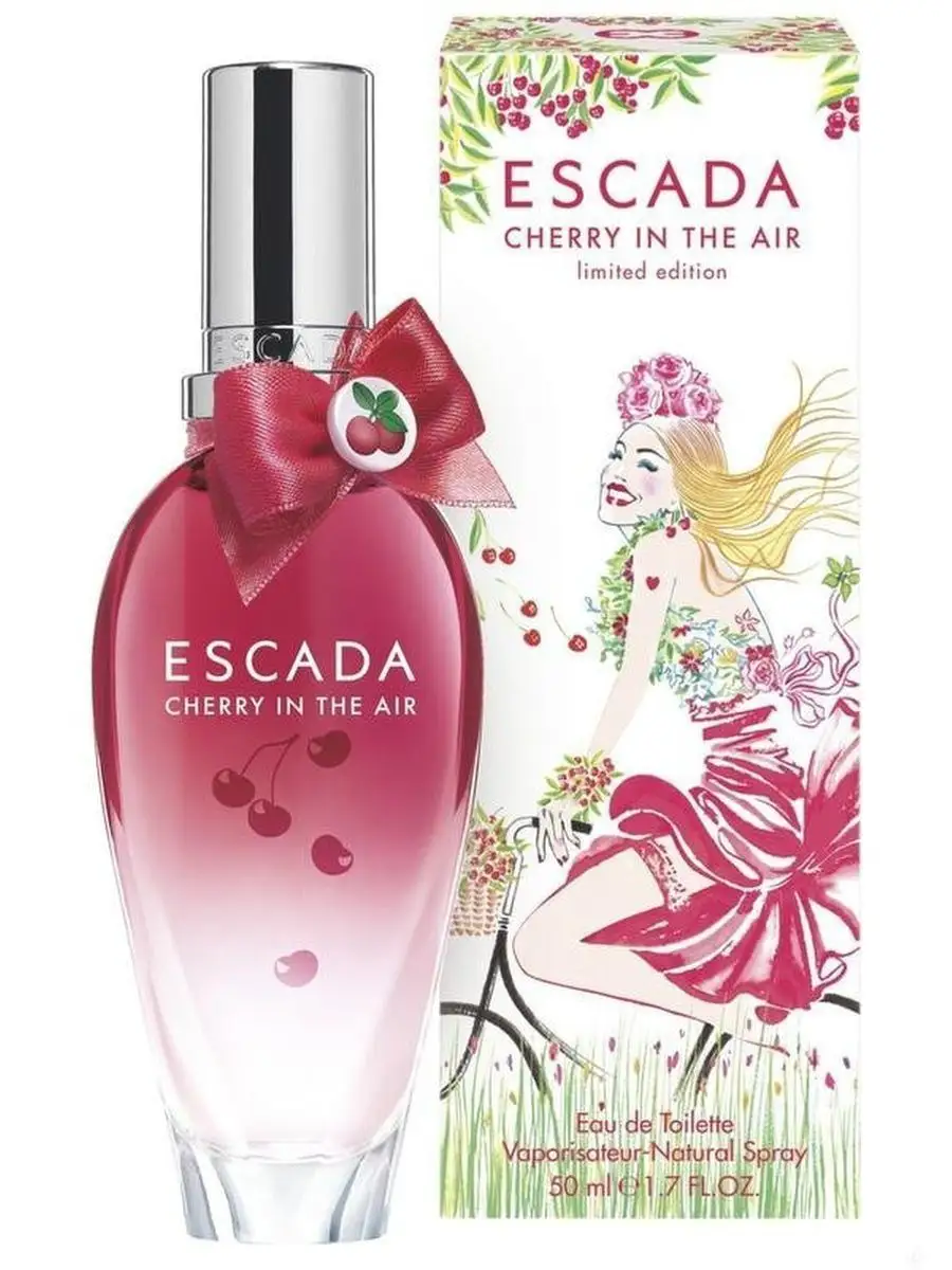 Туалетная вода Cherry In The Air 100мл ESCADA 148907578 купить за 1 013 ₽ в  интернет-магазине Wildberries