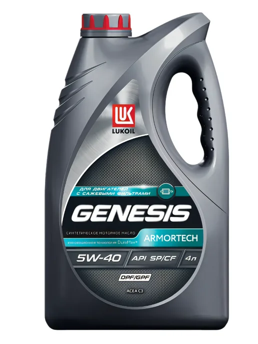 Лукойл Моторное масло LUKOIL GENESIS ARMORTECH DPF GPF 5W-40 4л, 4 л