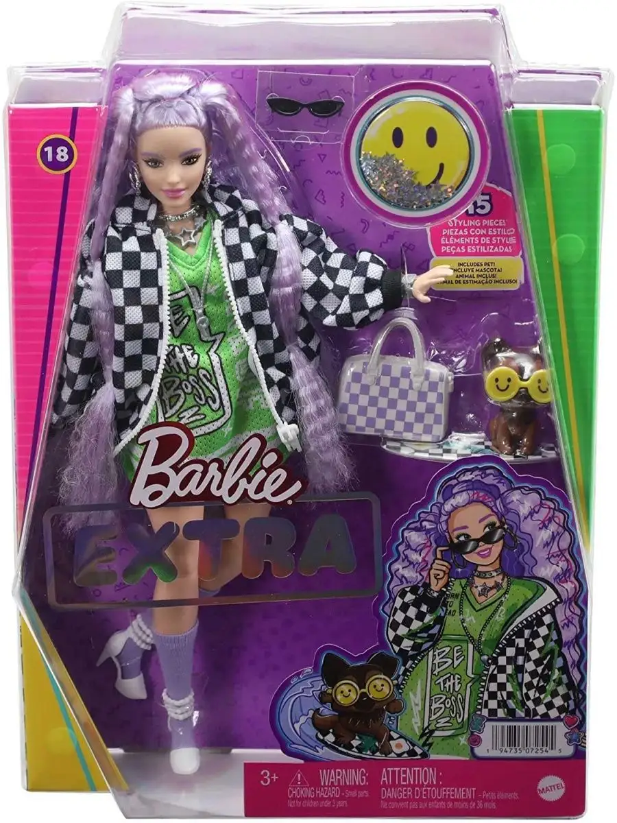 Кукла Barbie Экстра в гоночной куртке HHN10 Barbie 148956437 купить за 3  405 ₽ в интернет-магазине Wildberries