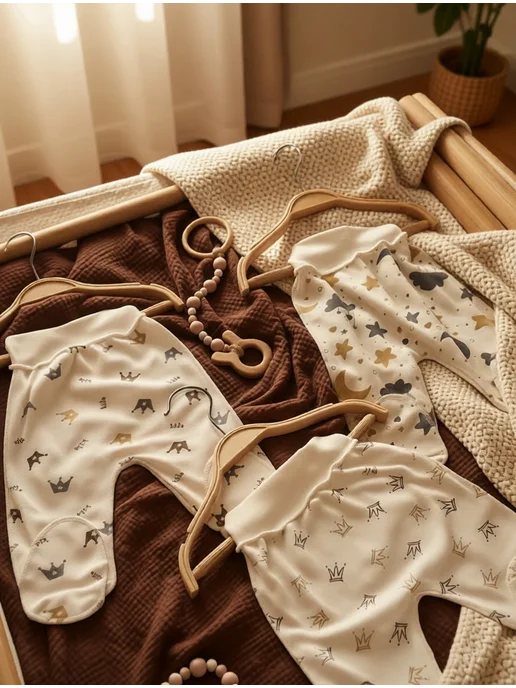 Cosines Ползунки для новорожденных набор, вариант, фото 6