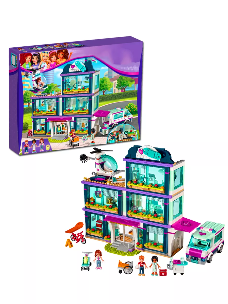 Friends Клиника Хартлейк Сити LEGO 148959943 купить за 3 157 ₽ в  интернет-магазине Wildberries