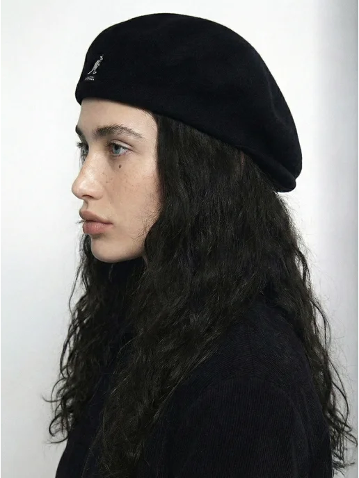 Кепка 504 wool cap, черный, фото 2