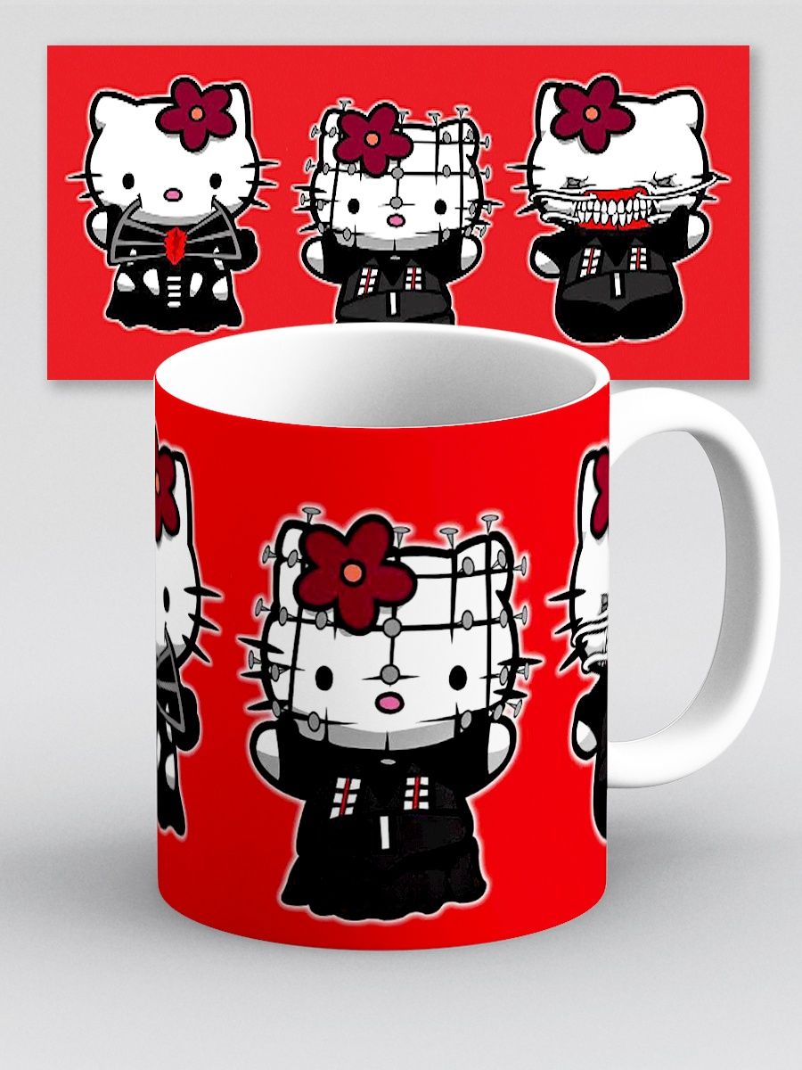 Кружка hello Kitty. Хелло Китти зомби. Вейп с Хеллоу Китти. Хеллоу Китти рок.