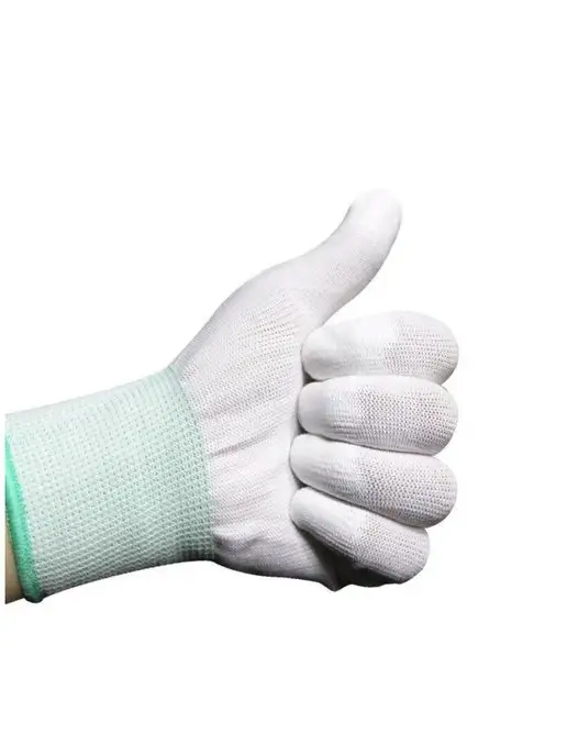 hand soul Перчатки садовые рабочие хозяйственные с покрытием, белый, фото 5