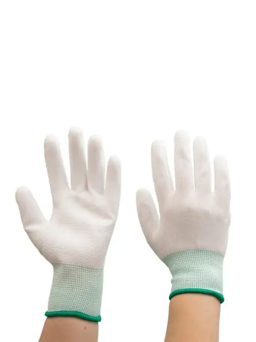 hand soul Перчатки садовые рабочие хозяйственные с покрытием, белый, фото 6