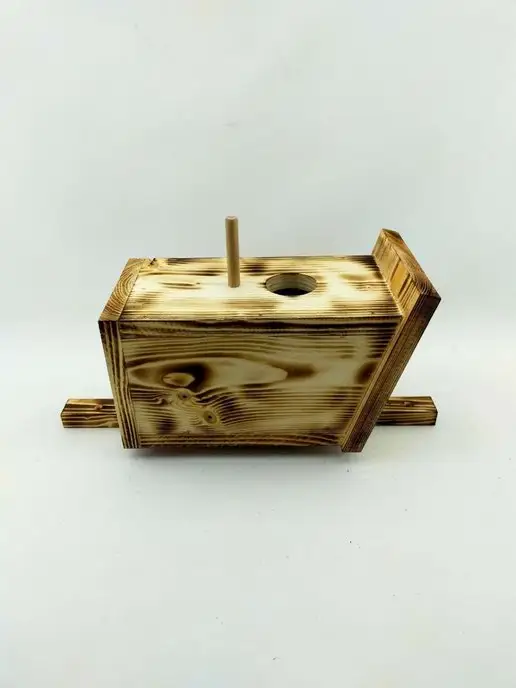 wood toy Скворечник маленький деревянный Ленинец, вариант, фото 8