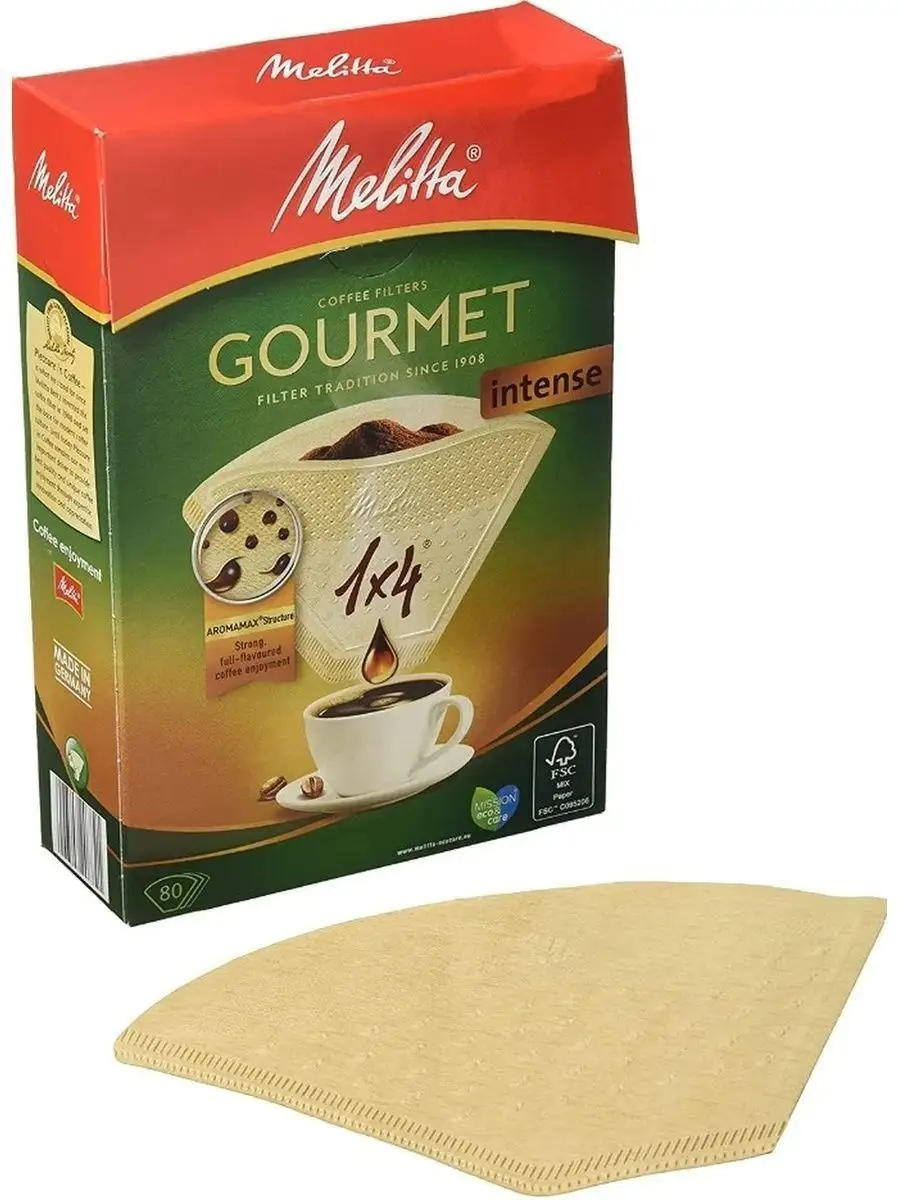 Фильтры для кофеварки Gourmet Intense original 1x4