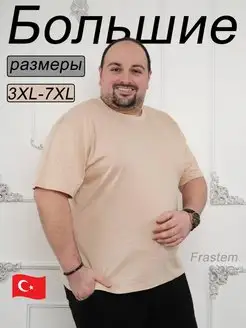 Футболка большие размеры 3XL-7XL Frastem 149149696 купить за 474 ₽ в интернет-магазине Wildberries