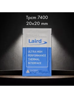 Laird Tpcm 7400 20×20х0.4 мм термопаста с фазовым переходом laird technologies 149162022 купить за 277 ₽ в интернет-магазине Wildberries