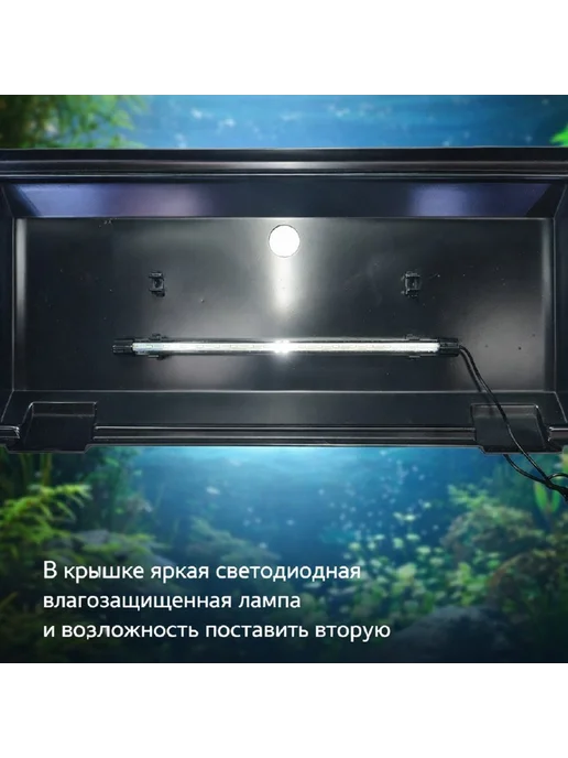 AquaSyncro Крышка-светильник для аквариума с размерами 60*30 см, 60x30 см, фото 3