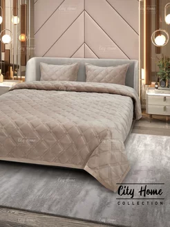 Покрывало на кровать 220x240 стеганое City Home Collection 149163943 купить за 3 193 ₽ в интернет-магазине Wildberries